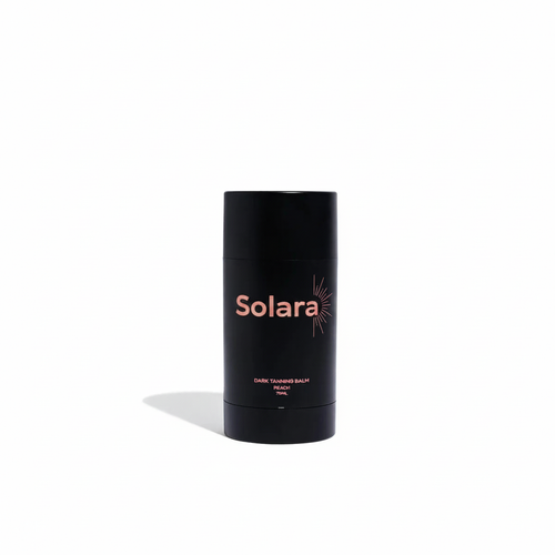 Dark Tanning Balm with Solara label